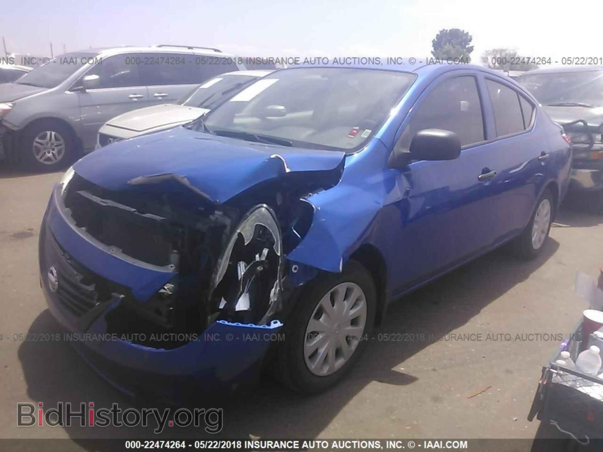 2012 Nissan Versa - VIN: 3N1CN7AP8CL927437 - Фото 2