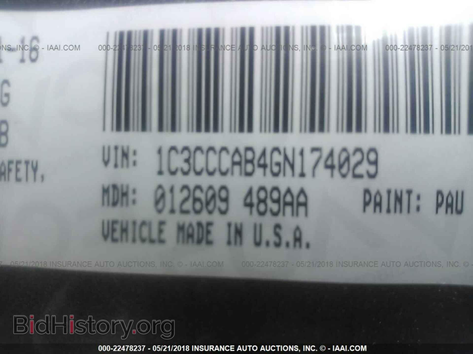 2016 Chrysler 200 - VIN: 1C3CCCAB4GN174029 - Photo 9