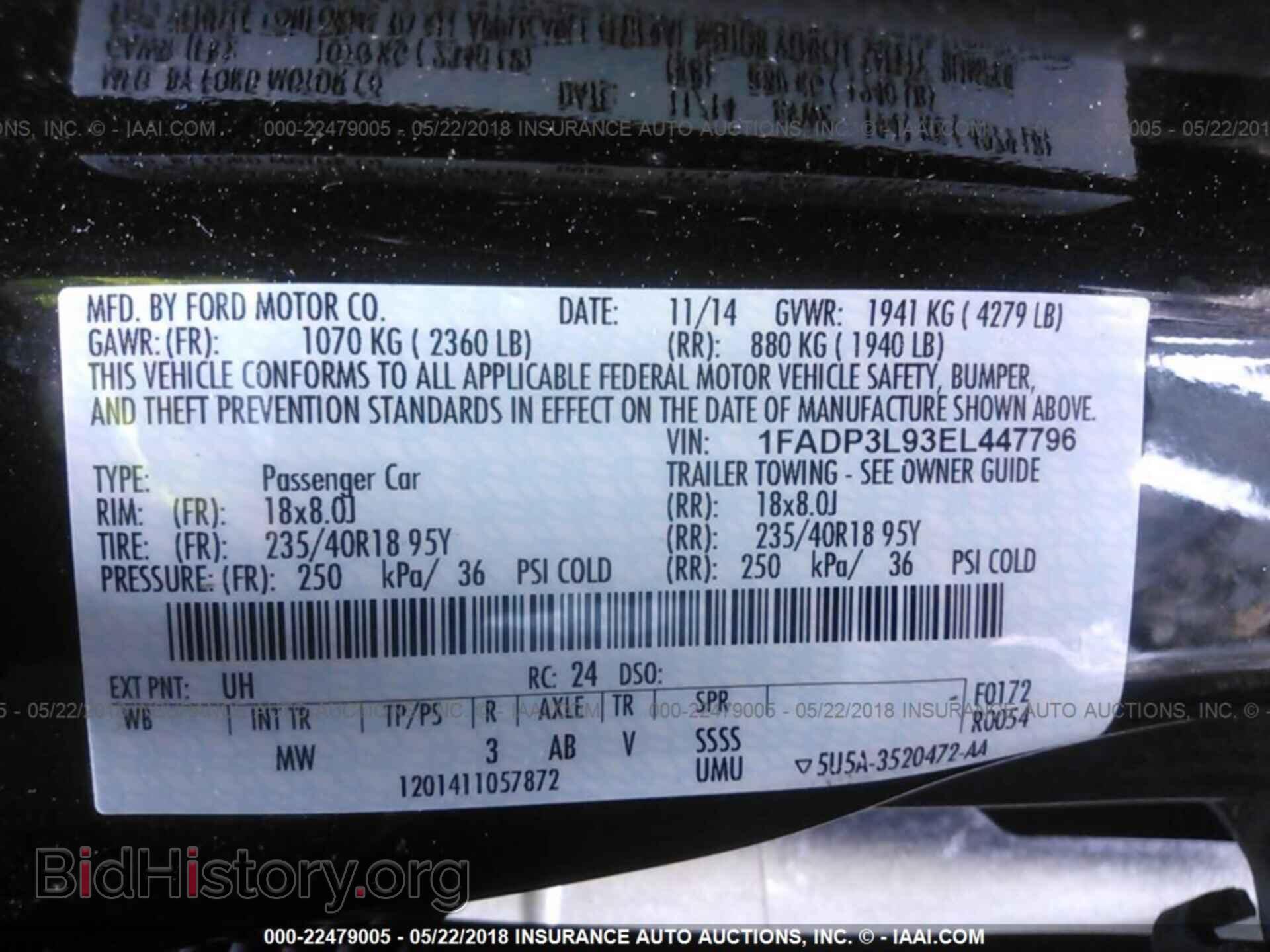 2014 Ford Focus - VIN: 1FADP3L93EL447796 - Фото 9