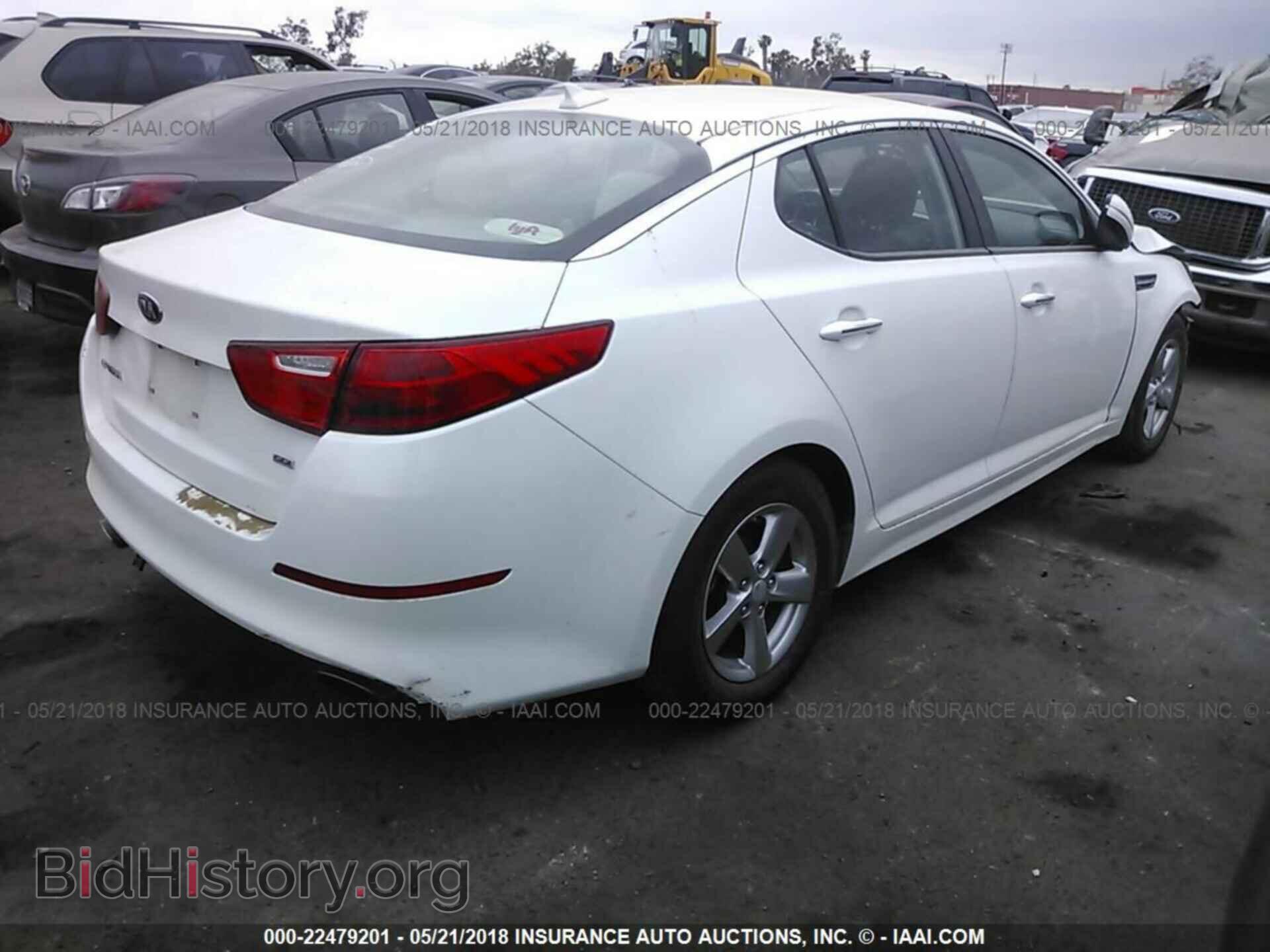 2015 Kia Optima - VIN: 5XXGM4A71FG369611 - Фото 4