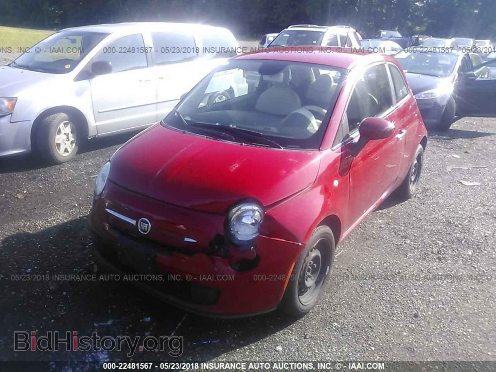 2013 Fiat 500 - VIN: 3C3CFFAR1DT737152 - Фото 2