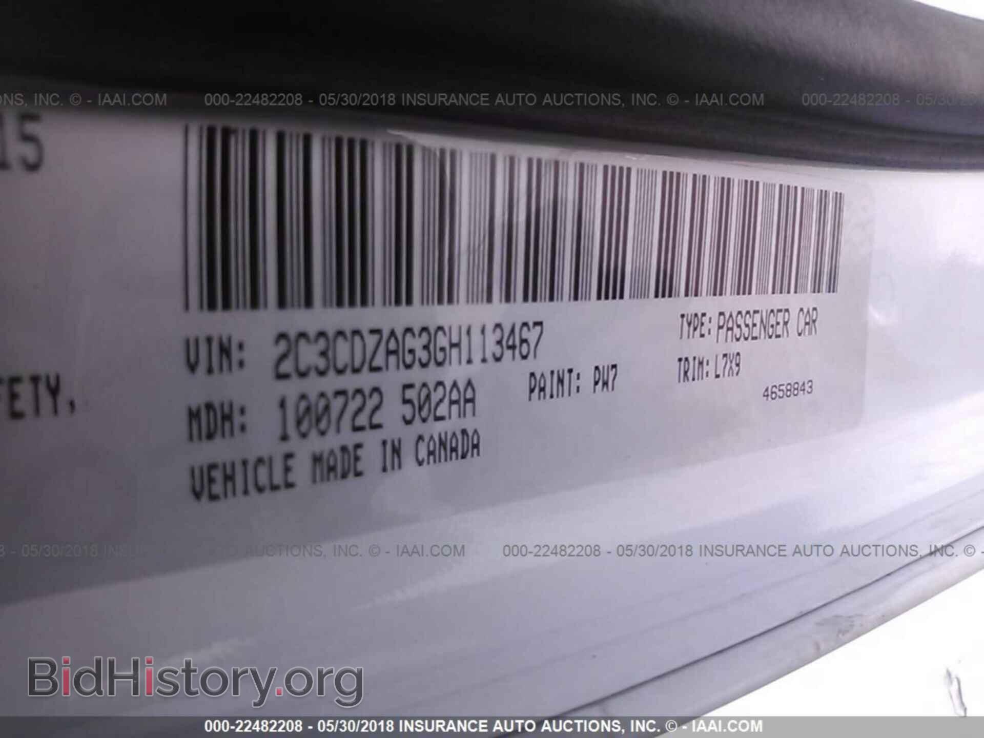 2016 Dodge Challenger - VIN: 2C3CDZAG3GH113467 - Photo 9