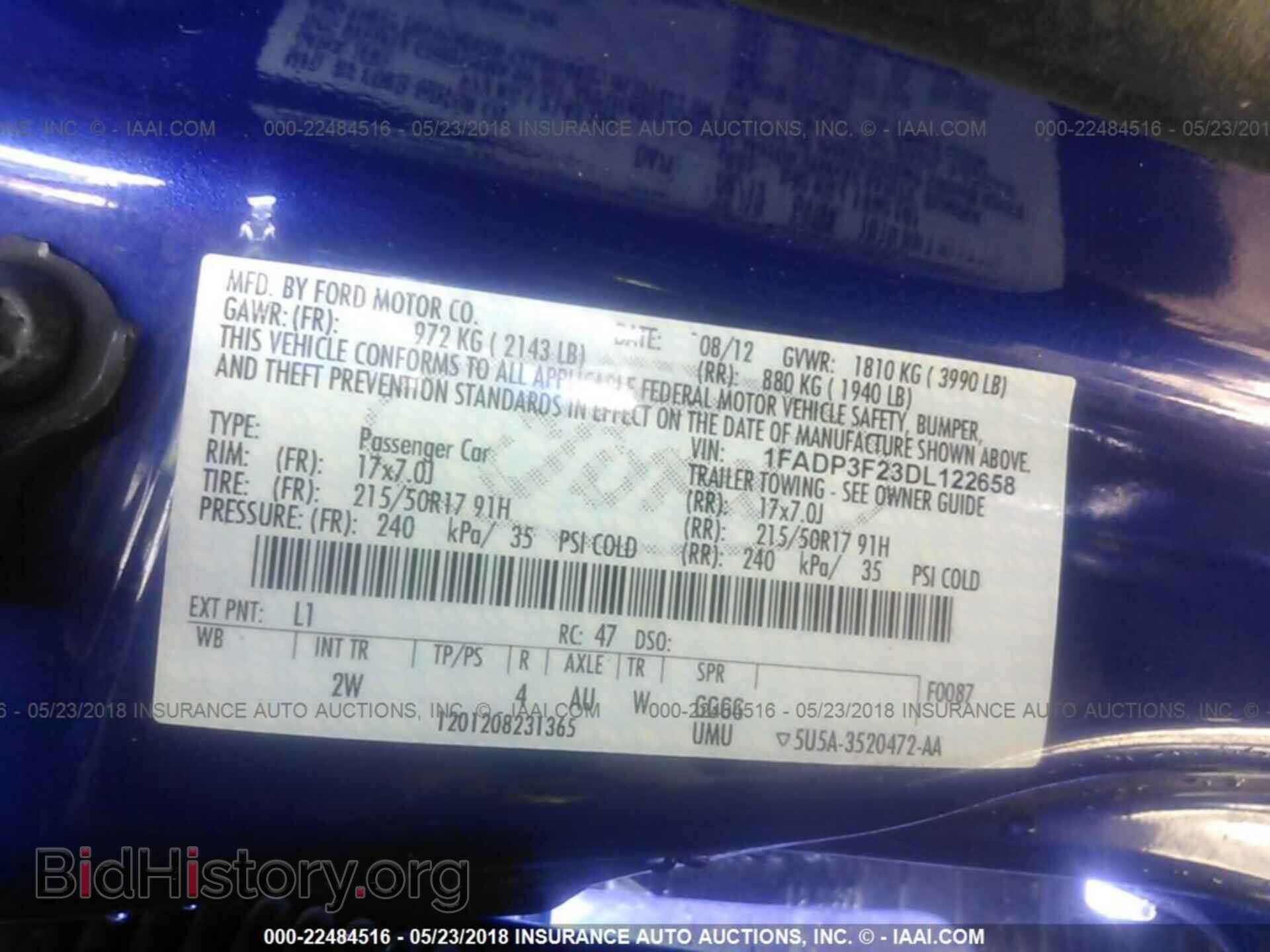 2013 Ford Focus - VIN: 1FADP3F23DL122658 - Фото 9