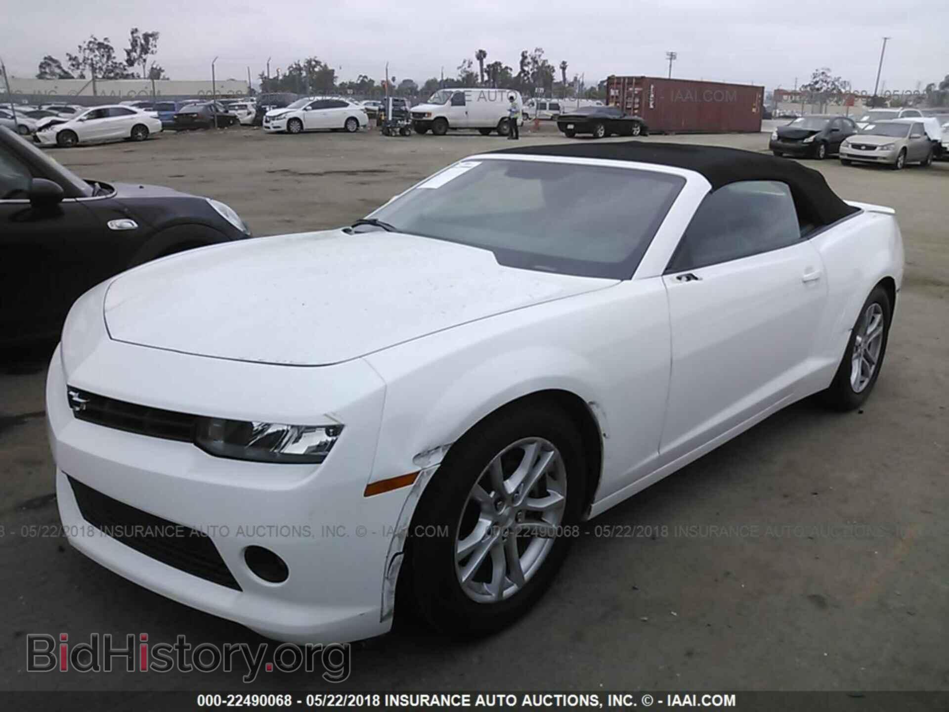 2015 Chevrolet Camaro - VIN: 2G1FD3D3XF9262295 - Фото 2