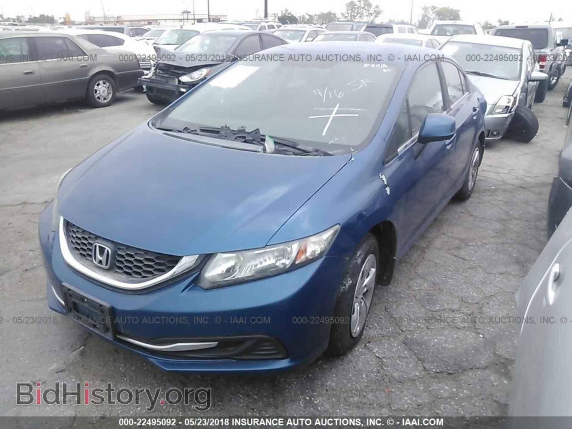 2013 Honda Civic - VIN: 19XFB2F52DE292573 - Фото 2