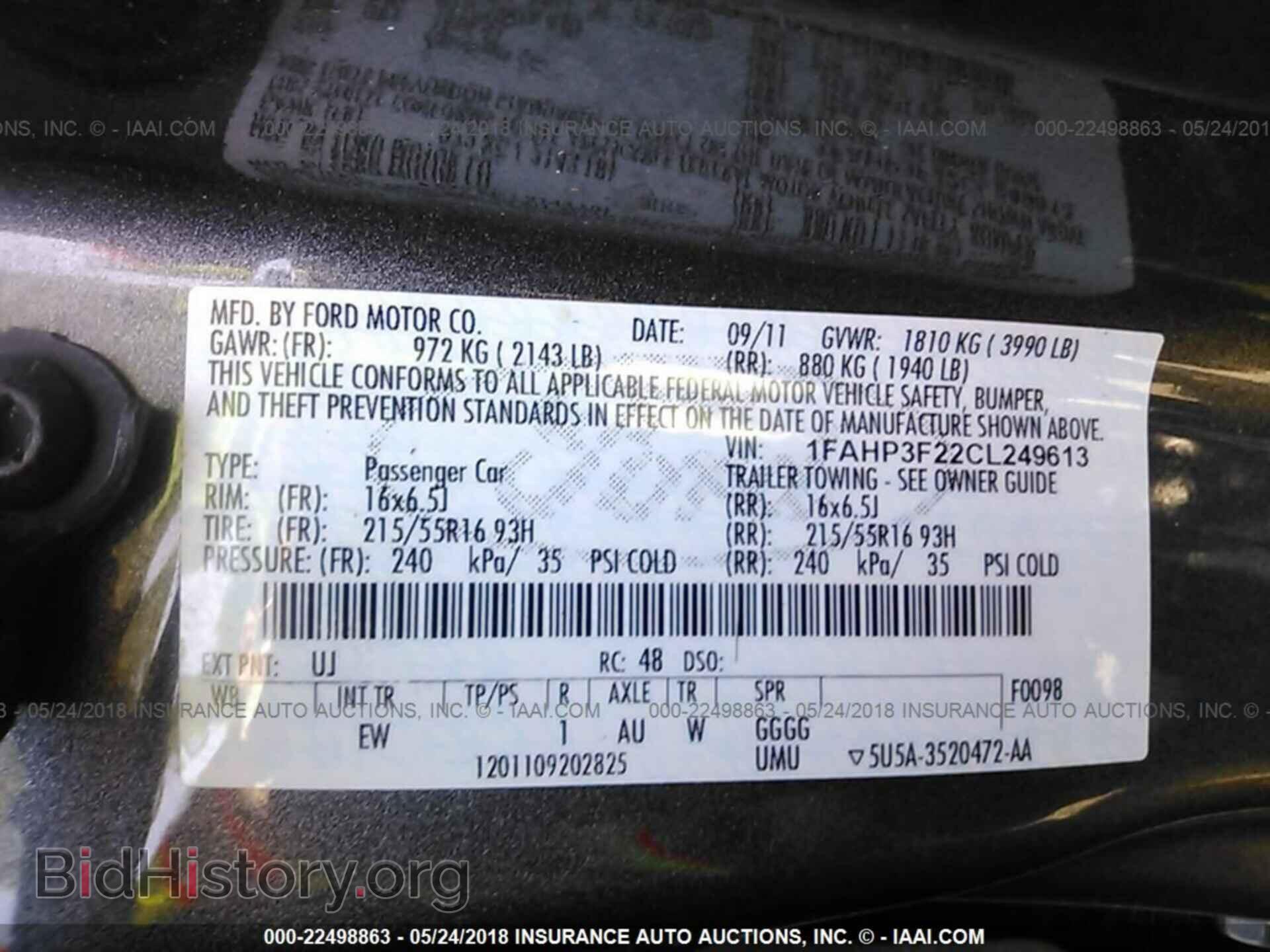 2012 Ford Focus - VIN: 1FAHP3F22CL249613 - Photo 9