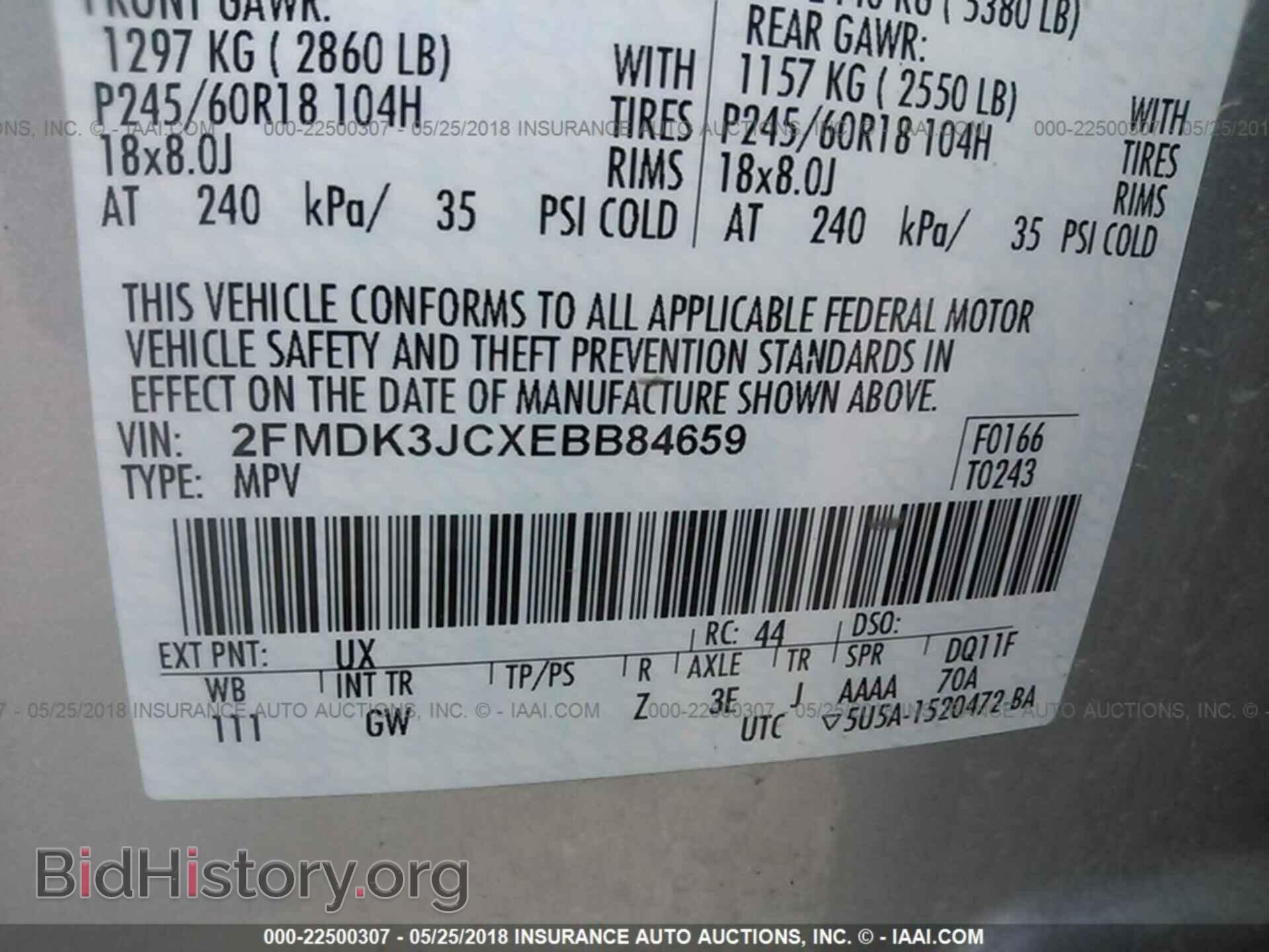 2014 Ford Edge - VIN: 2FMDK3JCXEBB84659 - Photo 9