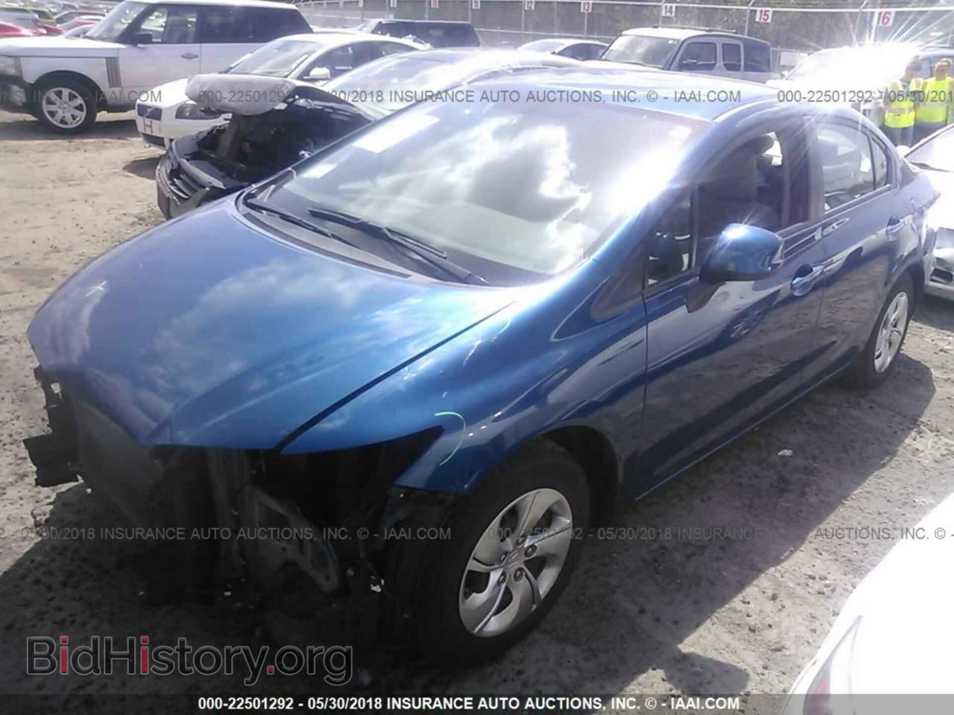 2013 Honda Civic - VIN: 19XFB2F59DE285135 - Фото 2