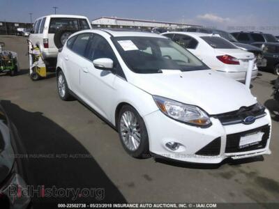 2012 Ford FOCUS, white — VIN 1FAHP3M26CL325496, IAAI