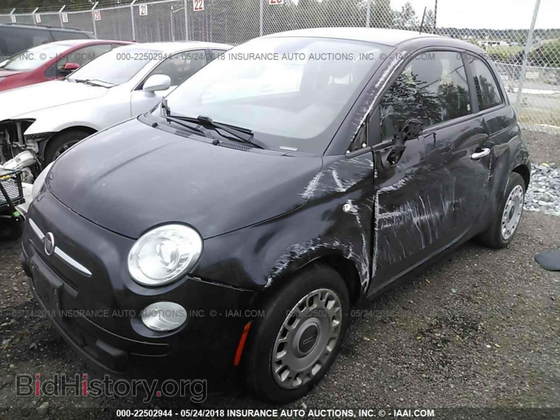 2013 Fiat 500 - VIN: 3C3CFFAR6DT678132 - Фото 2