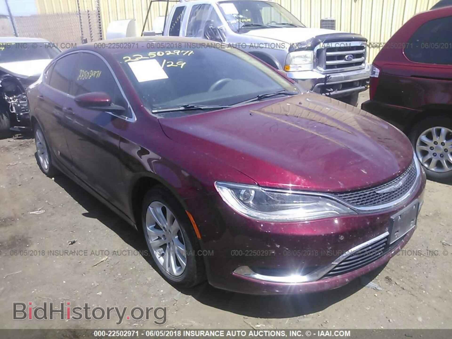 Фотография 1C3CCCAB8FN679389 - Chrysler 200 2015