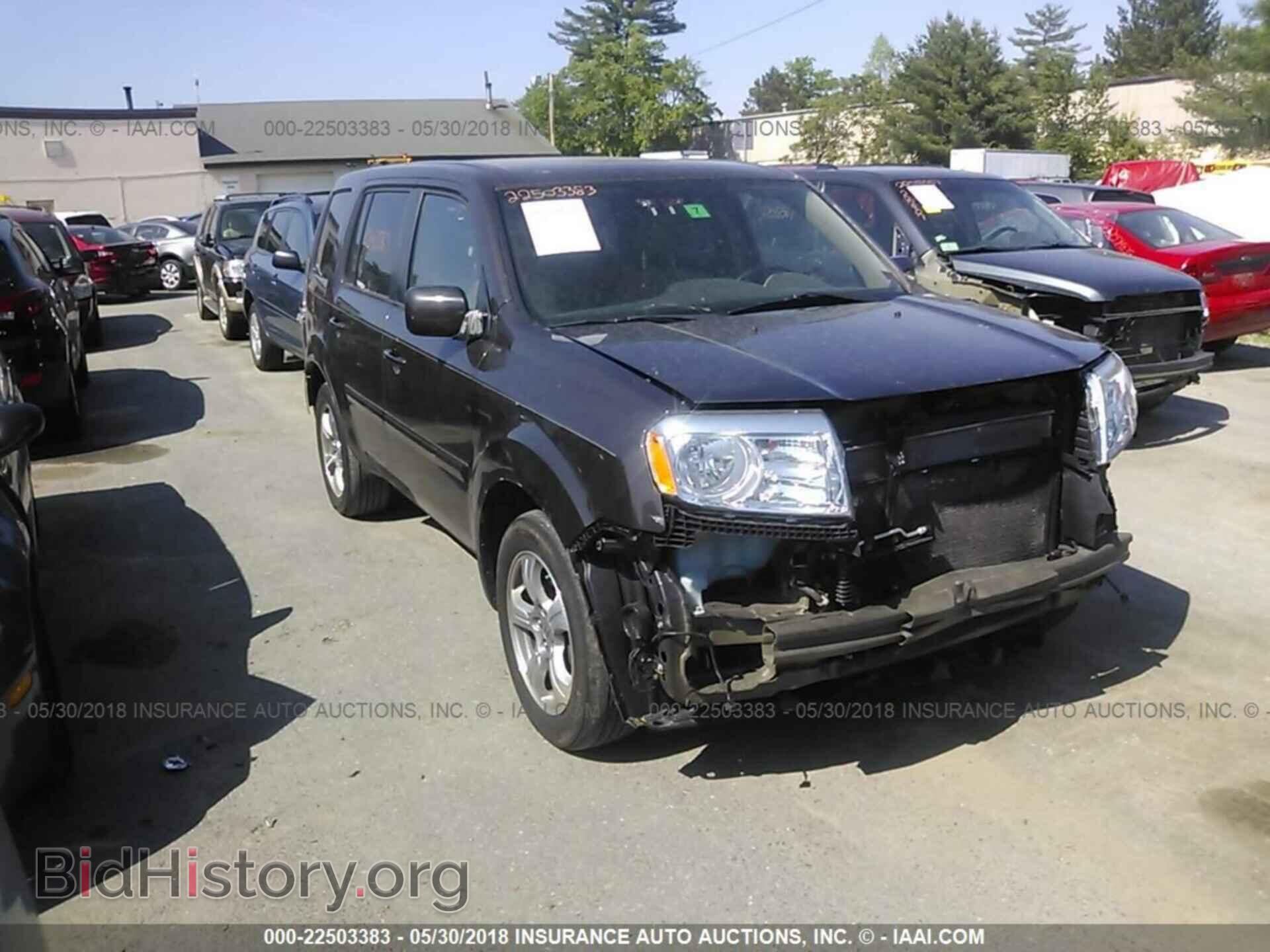 Фотография 5FNYF4H44DB024891 - HONDA PILOT 2013