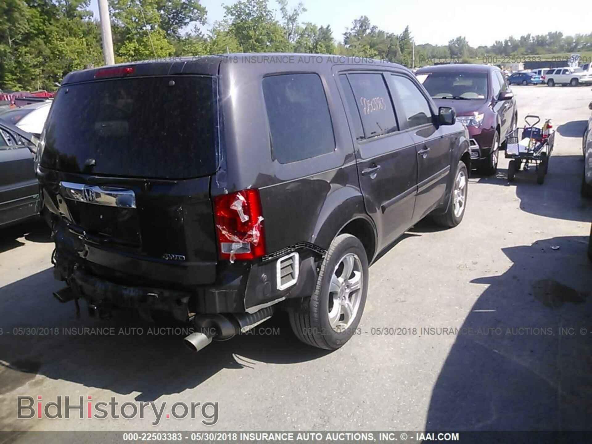 2013 HONDA PILOT - VIN: 5FNYF4H44DB024891 - Фото 4