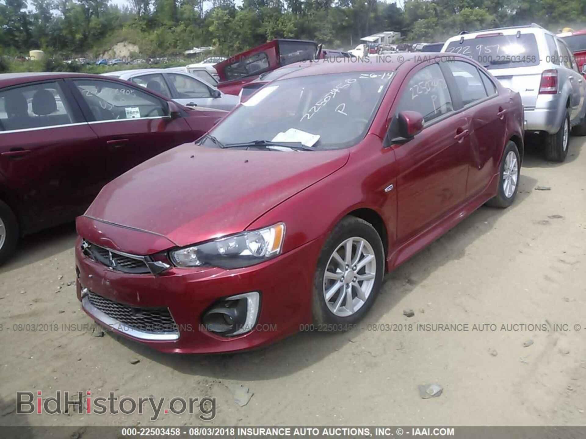 2016 Mitsubishi Lancer - VIN: JA32V2FW1GU006439 - Фото 2