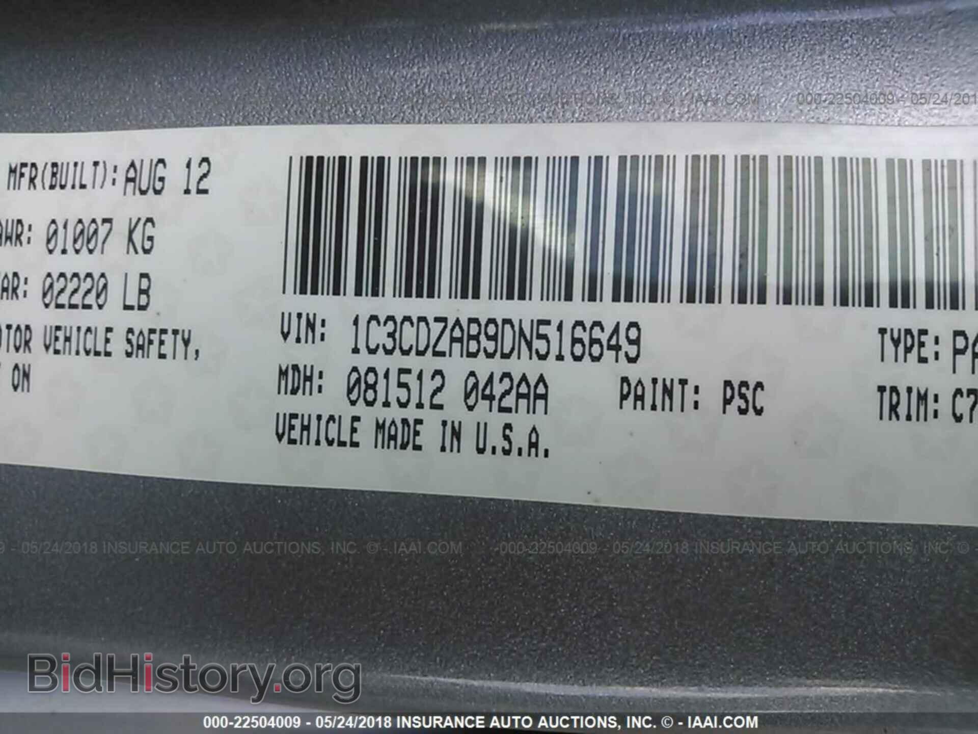 2013 Dodge Avenger - VIN: 1C3CDZAB9DN516649 - Photo 9