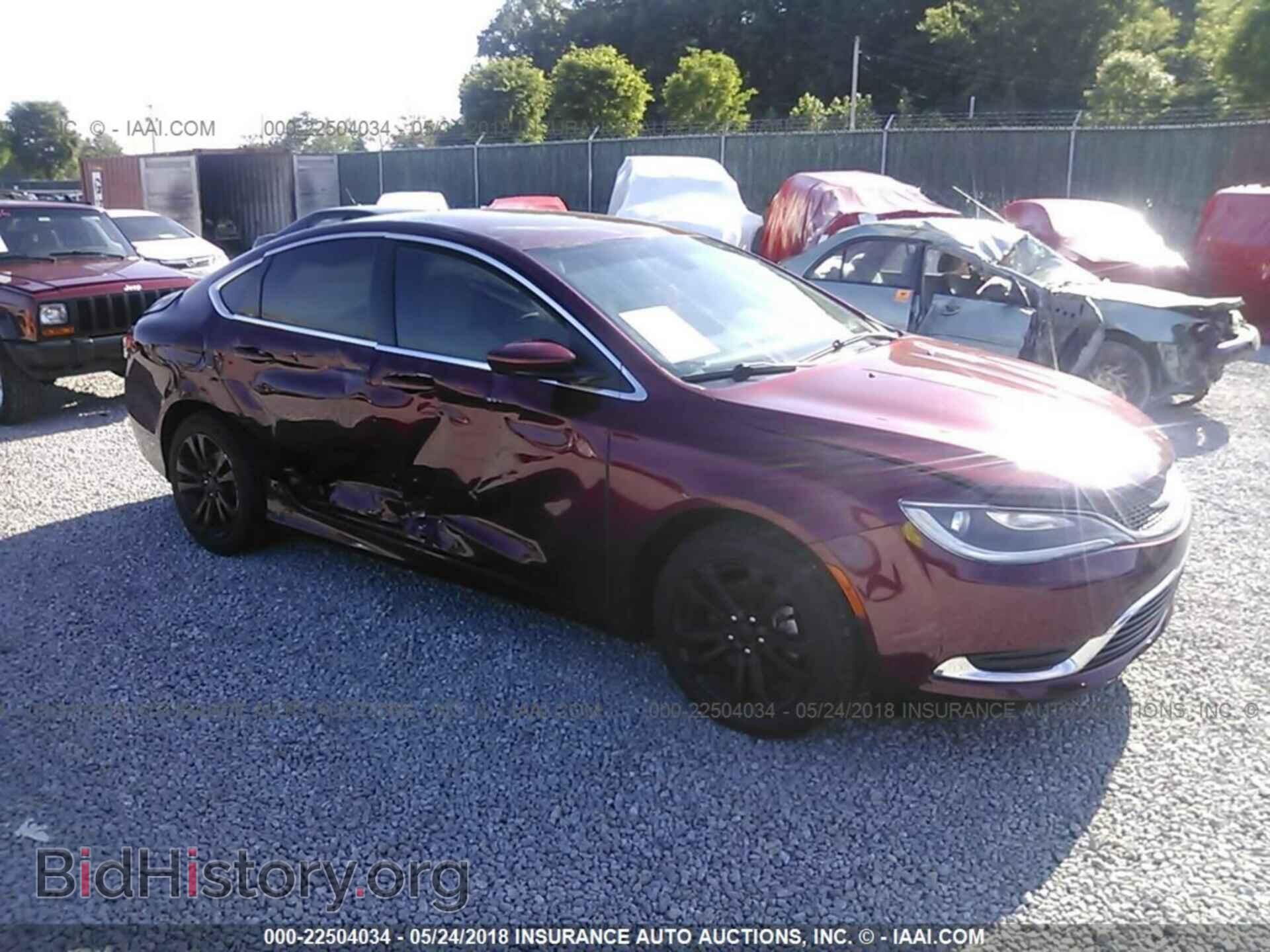 Фотография 1C3CCCAB2FN534073 - Chrysler 200 2015
