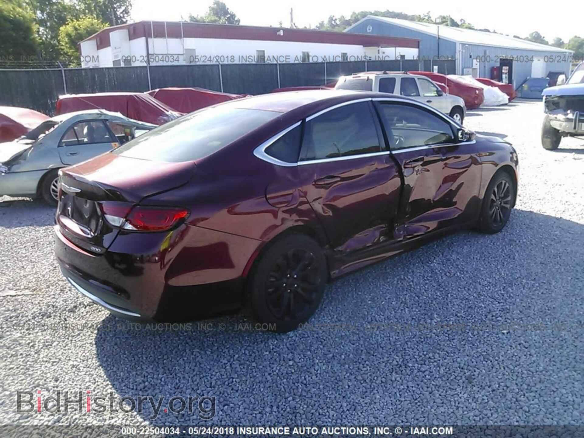 2015 Chrysler 200 - VIN: 1C3CCCAB2FN534073 - Photo 4