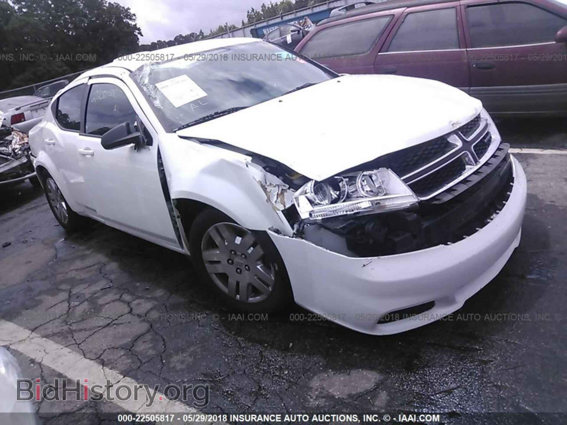 Photo 1C3CDZAB6CN136103 - Dodge Avenger 2012