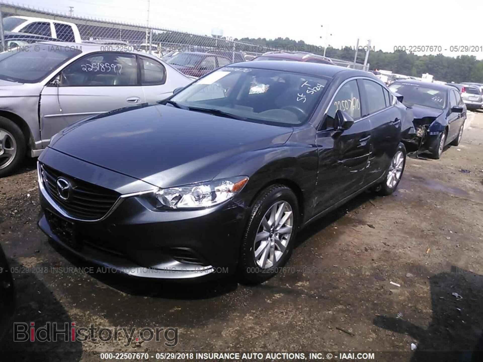 2016 Mazda 6 - VIN: JM1GJ1U55G1486817 - Фото 2