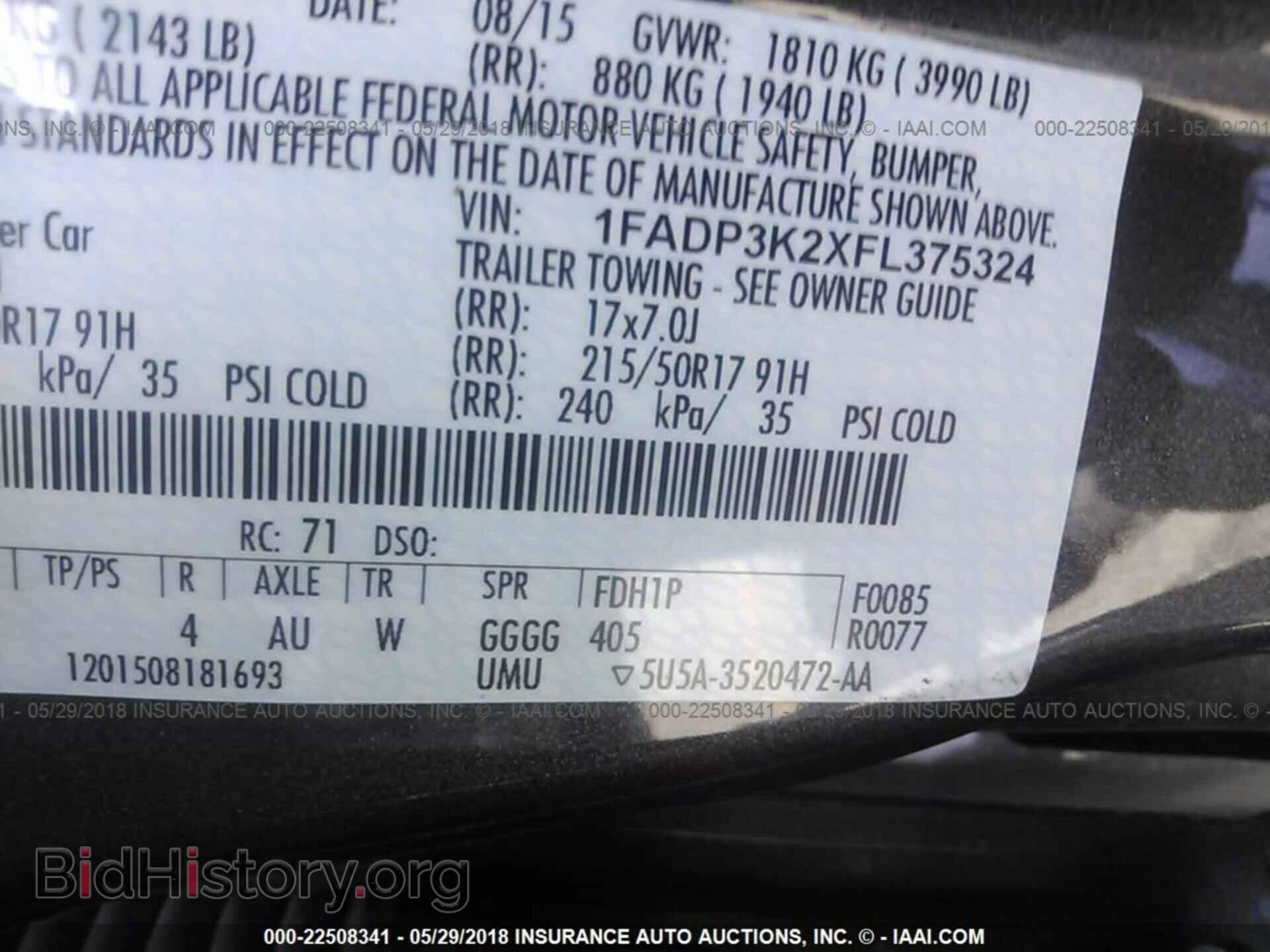 2015 Ford Focus - VIN: 1FADP3K2XFL375324 - Photo 9