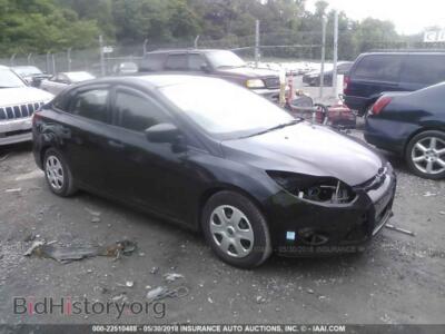 2012 Ford FOCUS, черный — VIN 1FAHP3E24CL232619, IAAI