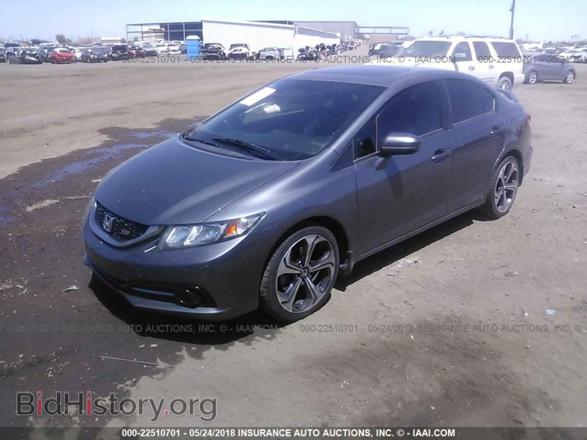 2014 Honda Civic - VIN: 2HGFB6E51EH705115 - Фото 2