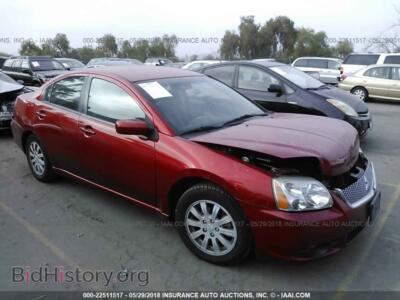 2012 Mitsubishi GALANT, red — VIN 4A32B2FF3CE007006, IAAI