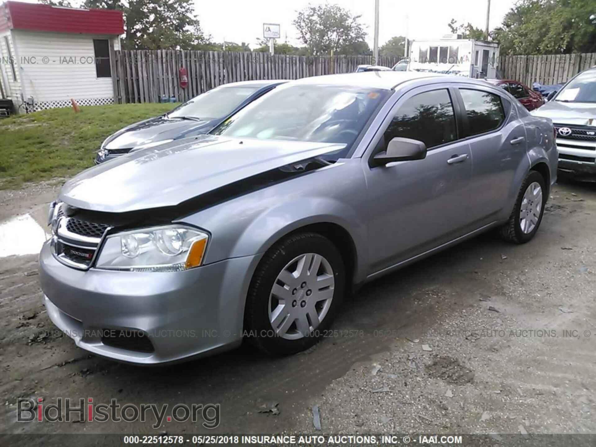 2014 Dodge Avenger - VIN: 1C3CDZABXEN196596 - Фото 2