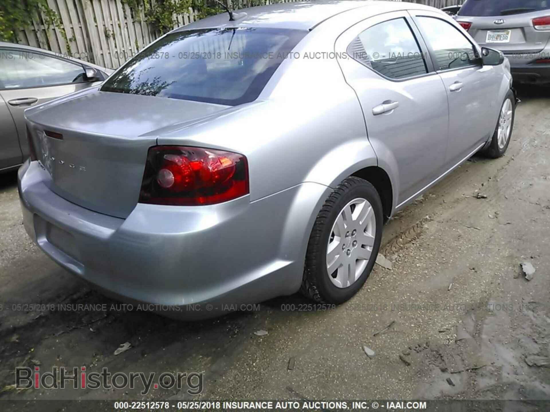 2014 Dodge Avenger - VIN: 1C3CDZABXEN196596 - Фото 4