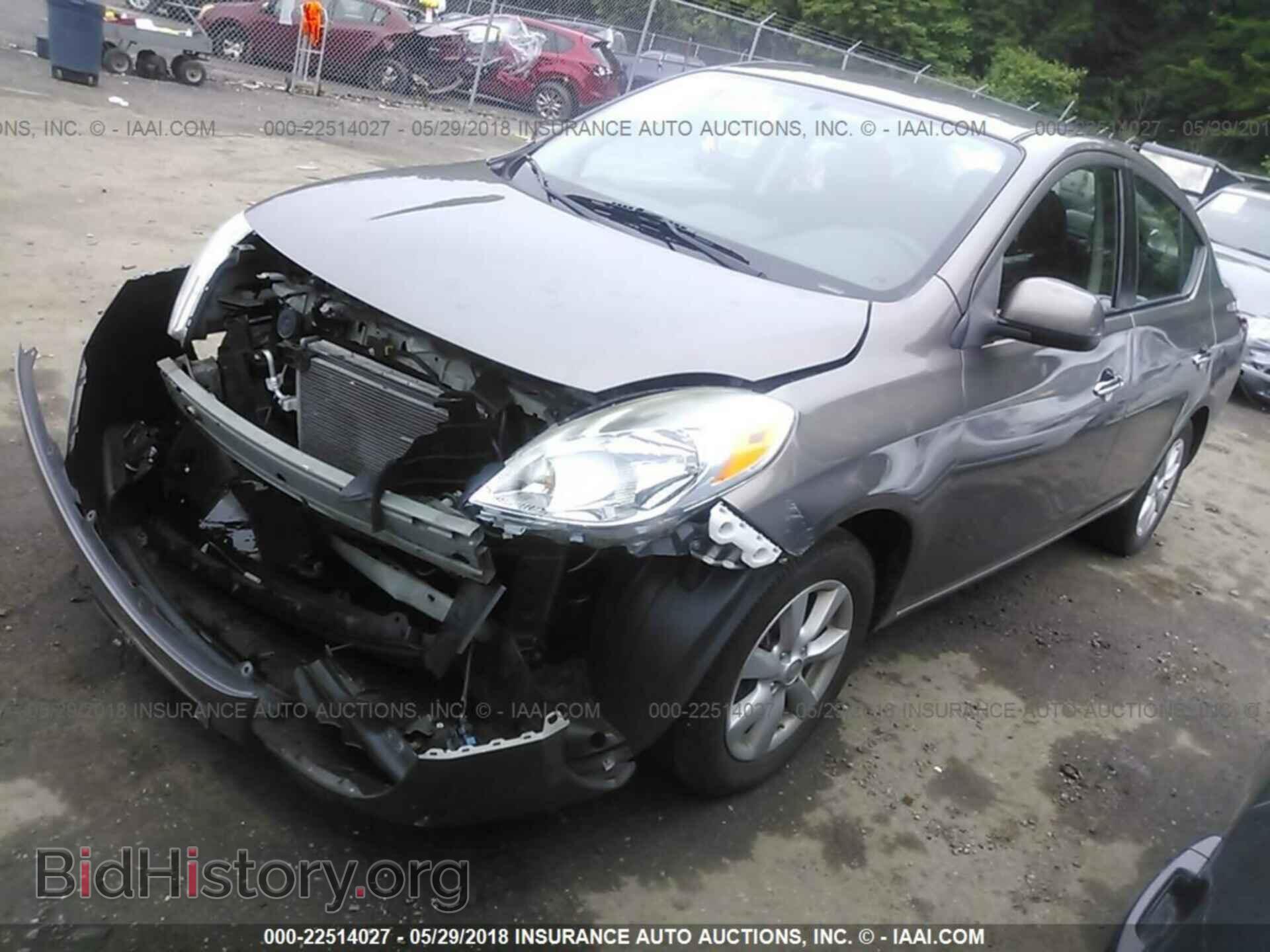 2012 Nissan Versa - VIN: 3N1CN7AP1CL836297 - Фото 2