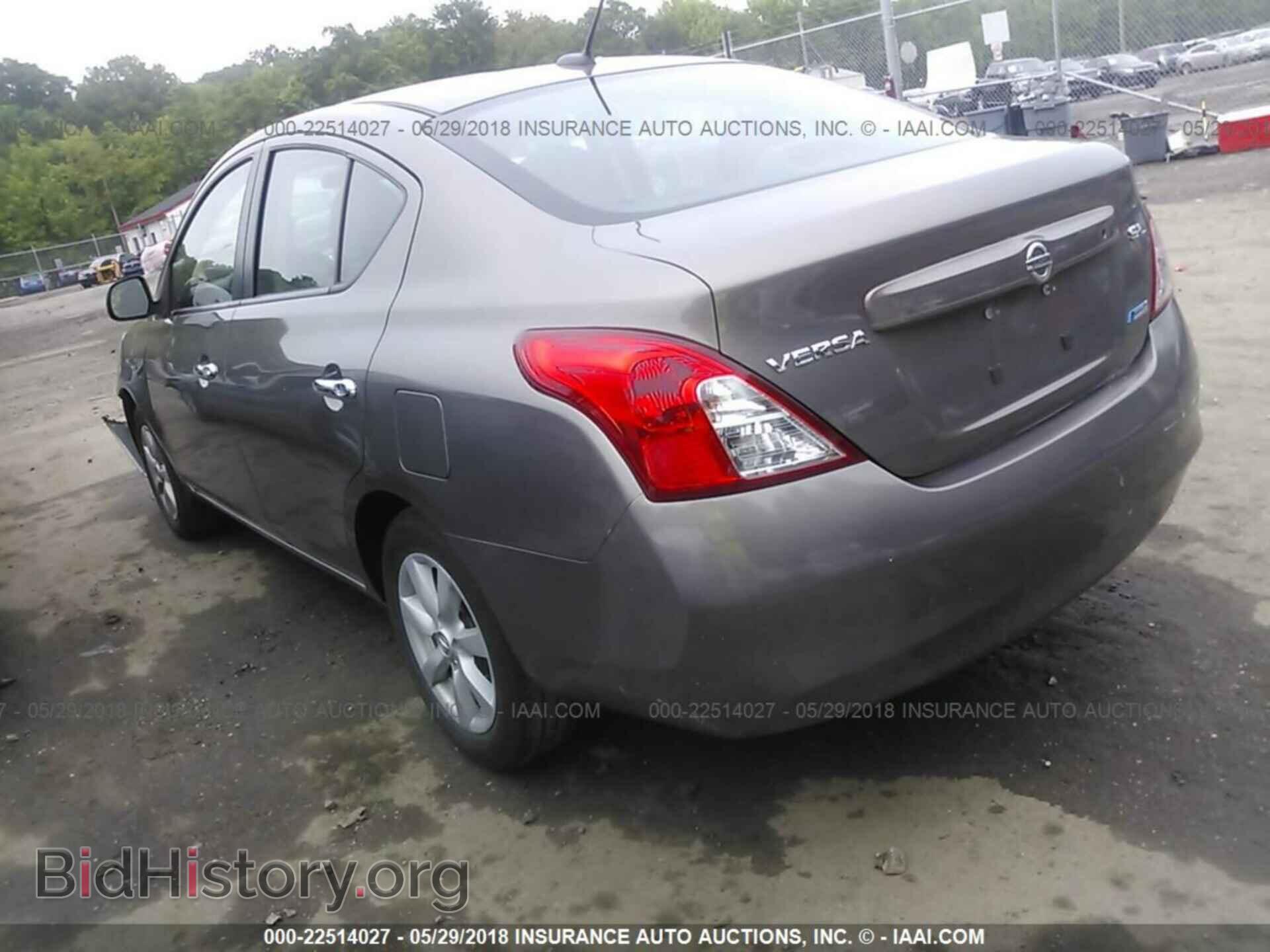 2012 Nissan Versa - VIN: 3N1CN7AP1CL836297 - Фото 3