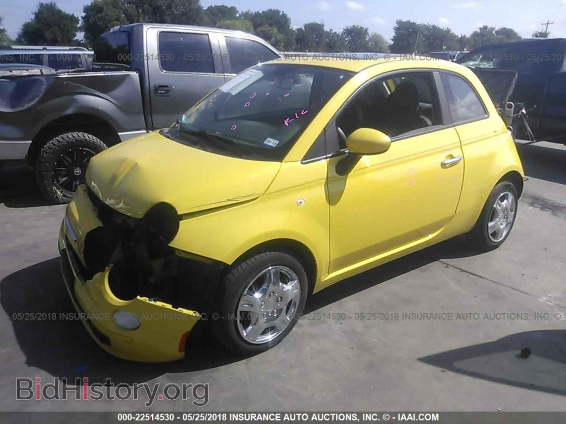 2013 Fiat 500 - VIN: 3C3CFFAR3DT594303 - Фото 2