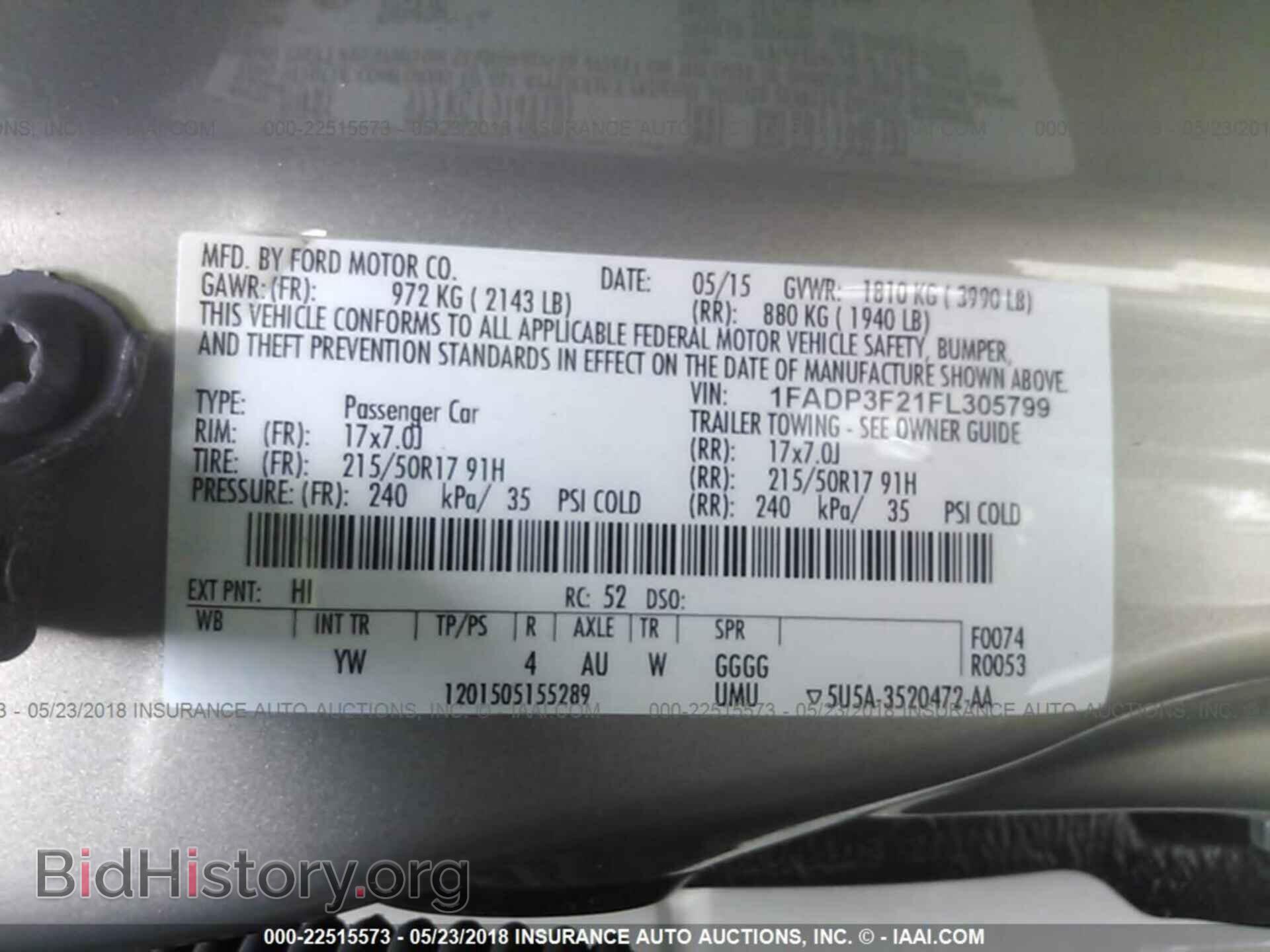2015 Ford Focus - VIN: 1FADP3F21FL305799 - Photo 9
