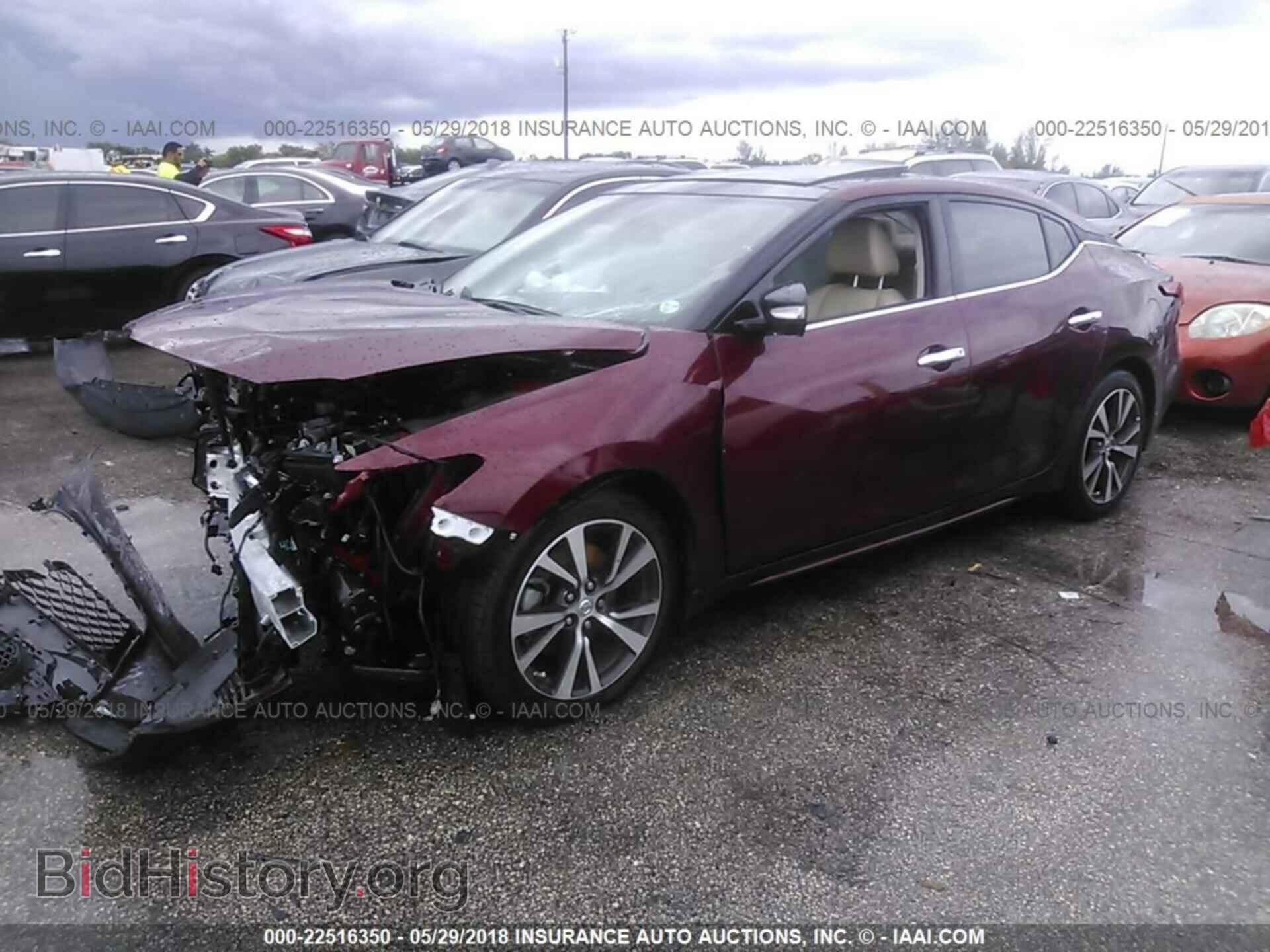 2017 Nissan Maxima - VIN: 1N4AA6AP7HC413016 - Фото 2