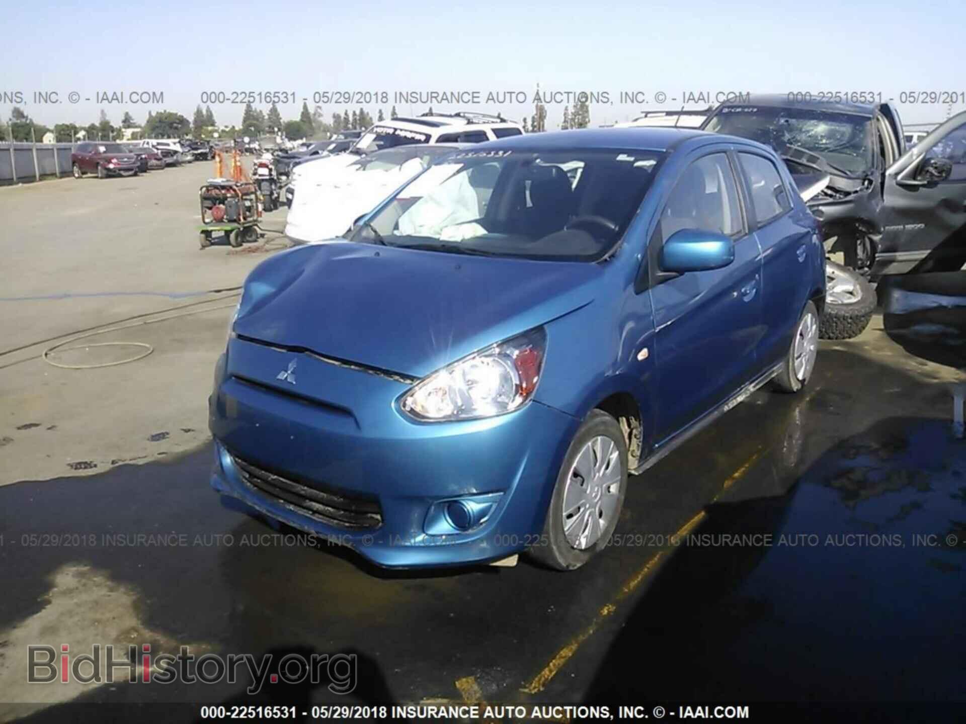 2015 Mitsubishi Mirage - VIN: ML32A3HJ1FH010022 - Фото 2