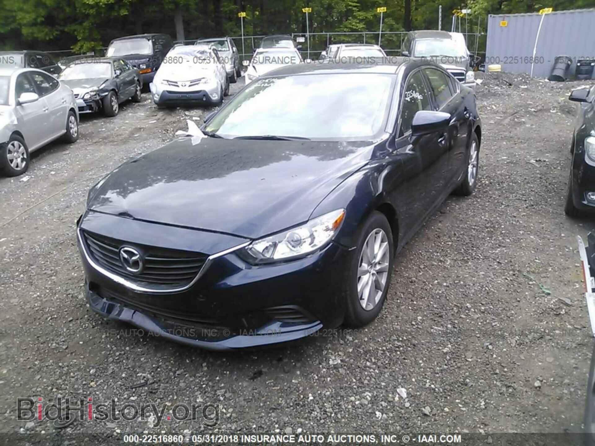 2015 Mazda 6 - VIN: JM1GJ1U5XF1201348 - Фото 2