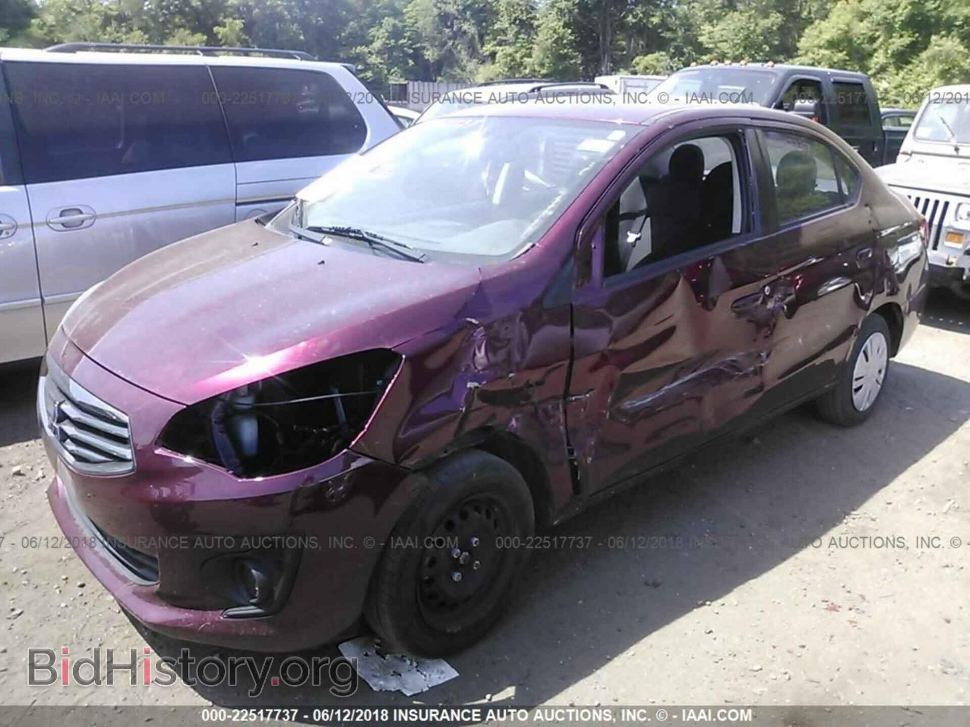 2017 Mitsubishi Mirage - VIN: ML32F3FJ0HHF05256 - Фото 2
