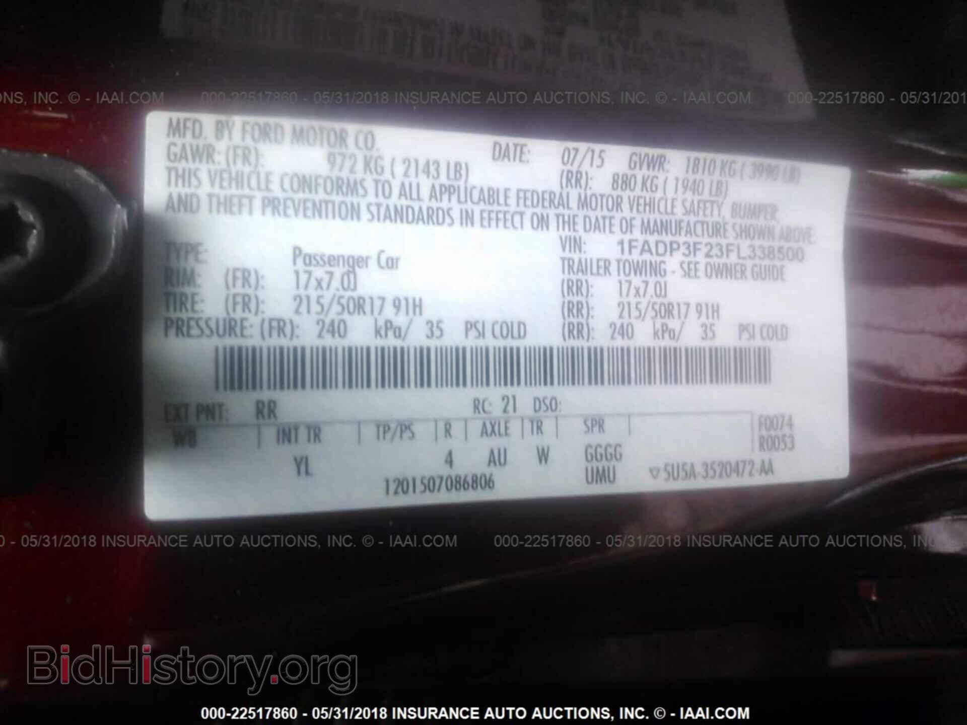 2015 Ford Focus - VIN: 1FADP3F23FL338500 - Photo 9