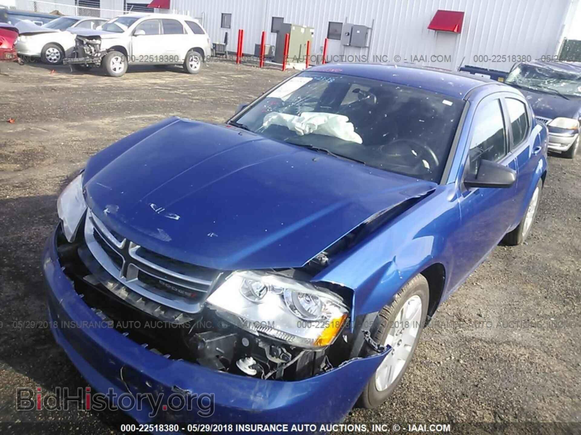 2013 Dodge Avenger - VIN: 1C3CDZAB4DN684327 - Фото 2