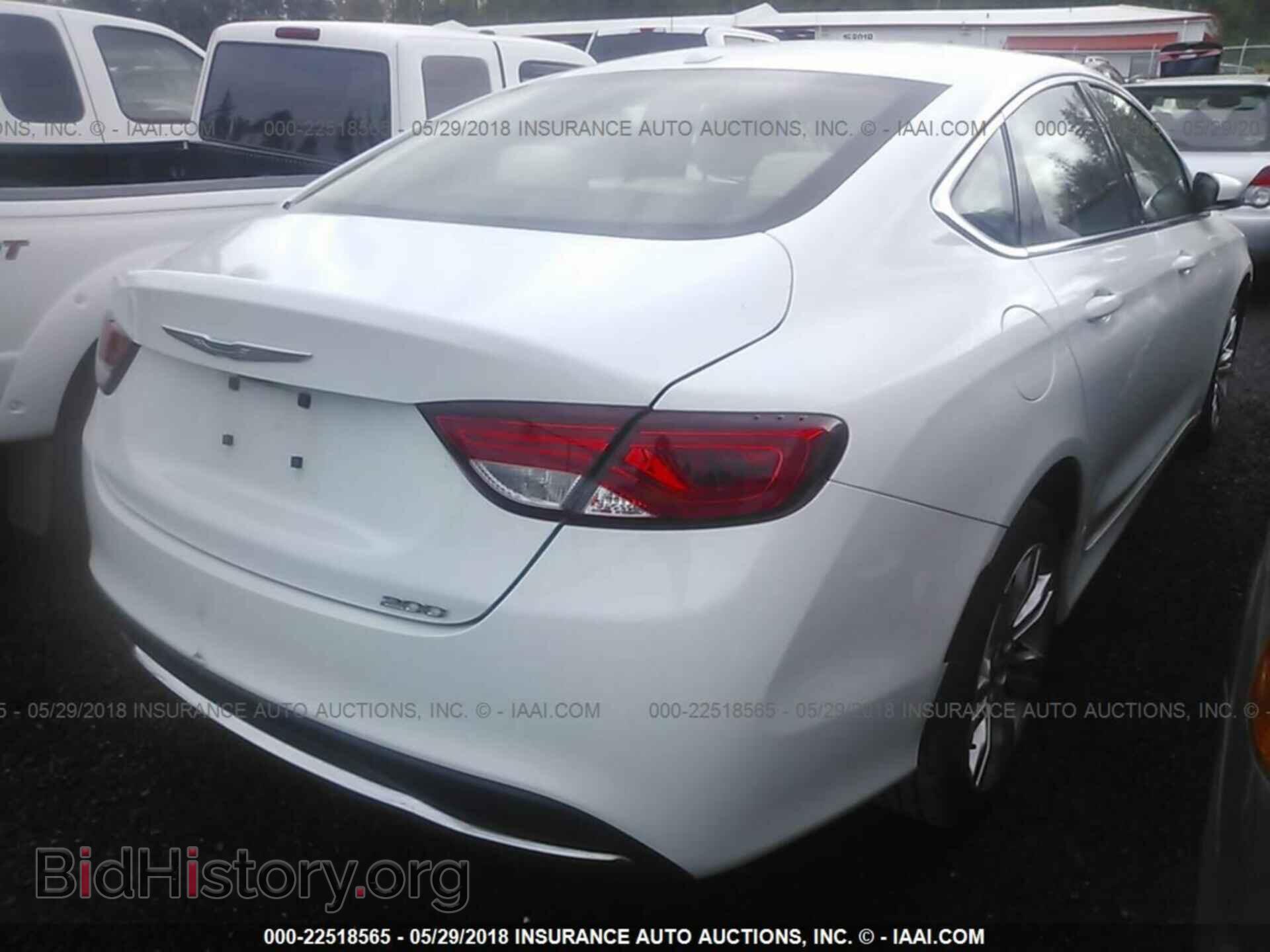 2015 Chrysler 200 - VIN: 1C3CCCAB8FN561620 - Фото 4