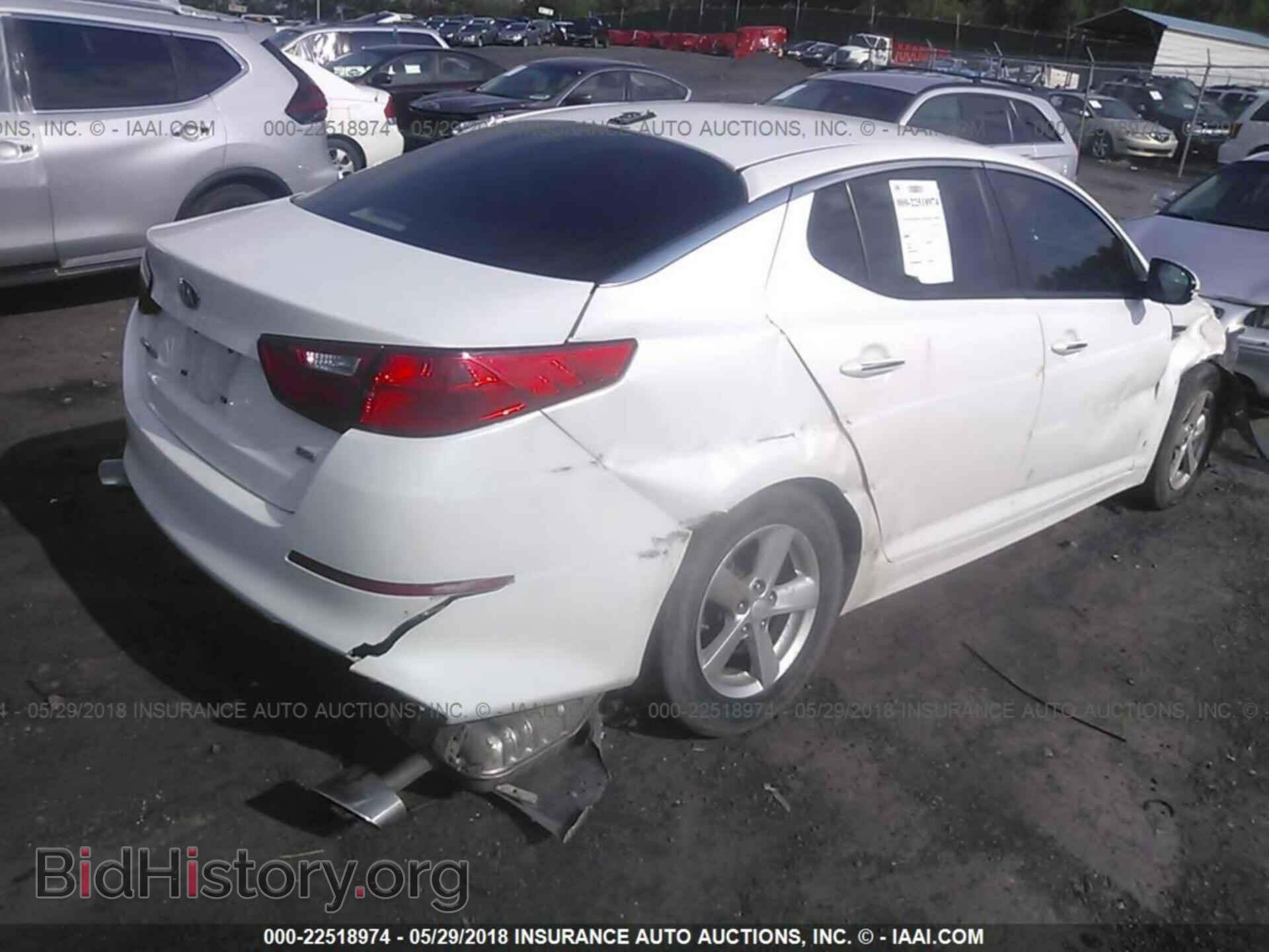 2014 Kia Optima - VIN: KNAGM4A73E5498143 - Photo 4
