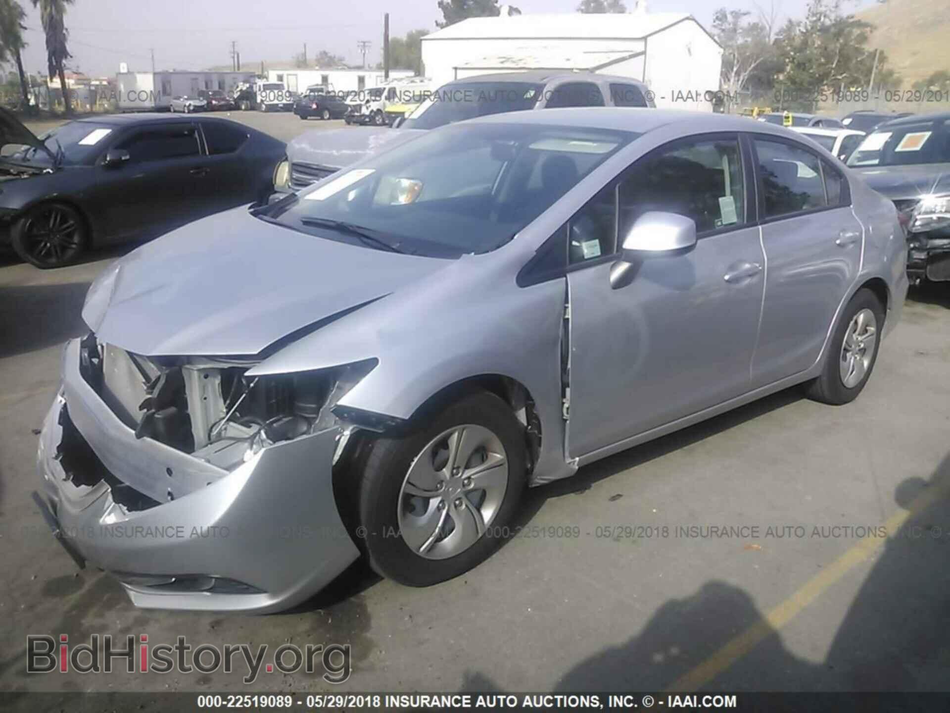 2013 Honda Civic - VIN: 19XFB2F52DE264658 - Фото 2