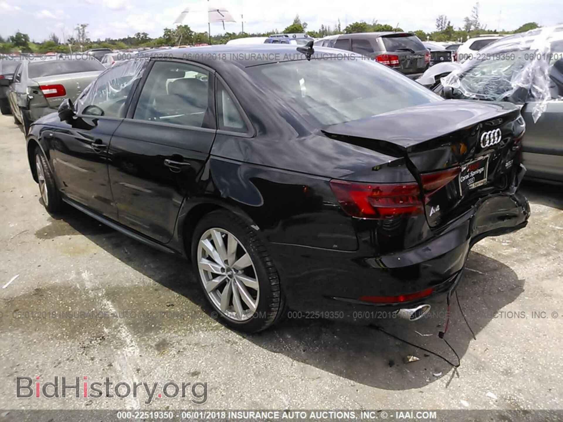 2018 Audi A4 - VIN: WAUKMAF4XJA061653 - Фото 3
