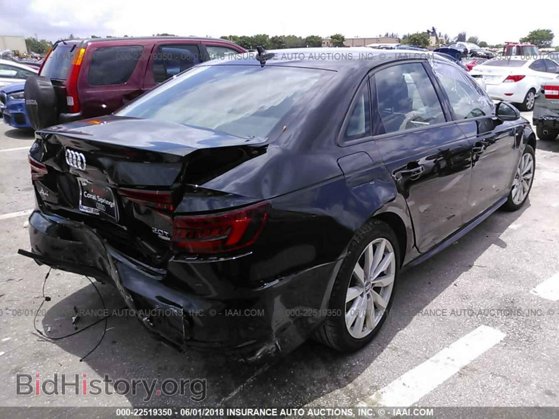 2018 Audi A4 - VIN: WAUKMAF4XJA061653 - Фото 4
