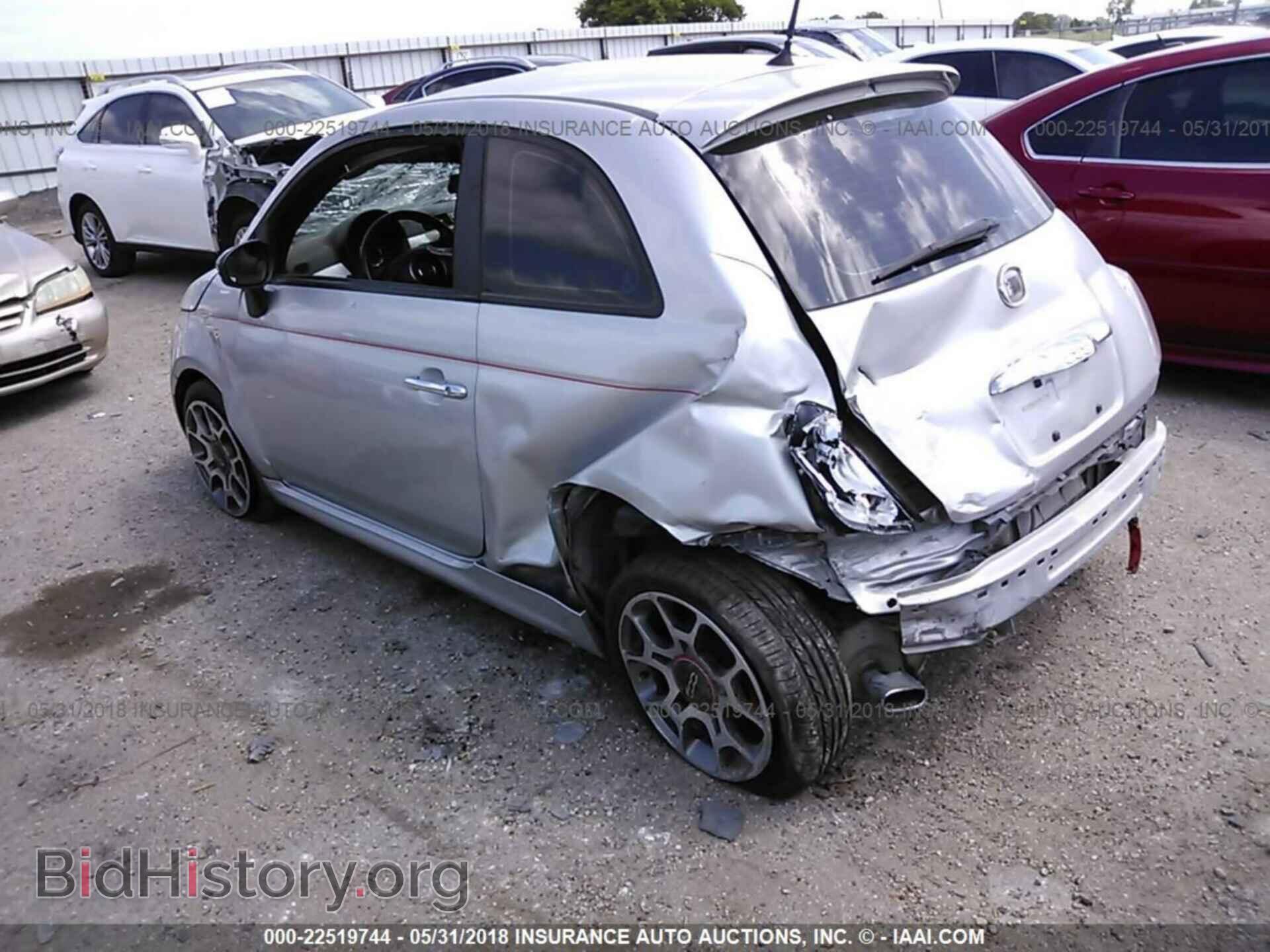 2012 Fiat 500 - VIN: 3C3CFFBR4CT125945 - Фото 3