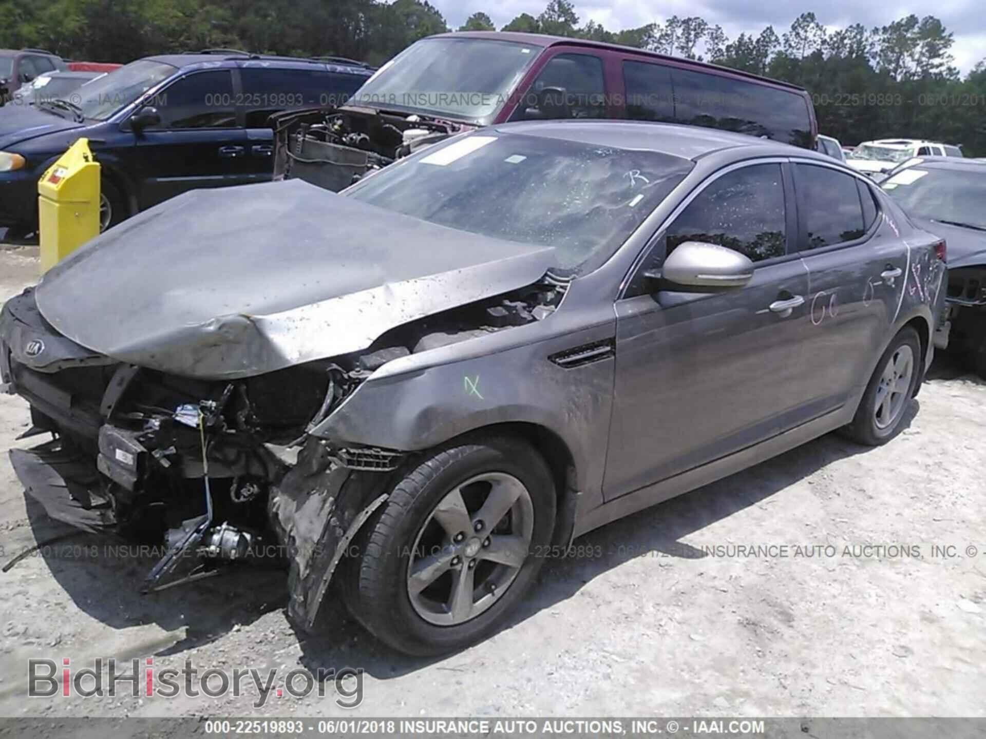 2015 Kia Optima - VIN: 5XXGM4A75FG414906 - Фото 2