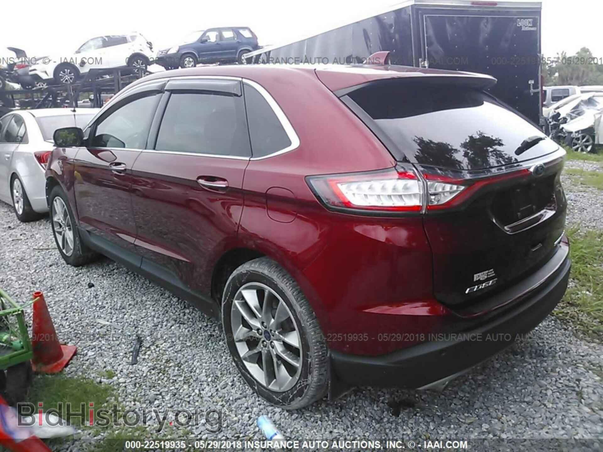 2015 Ford Edge - VIN: 2FMPK3K82FBB19670 - Фото 3