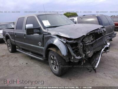 2011 Ford F250, серый — VIN 1FT7W2BT1BEA58754, IAAI