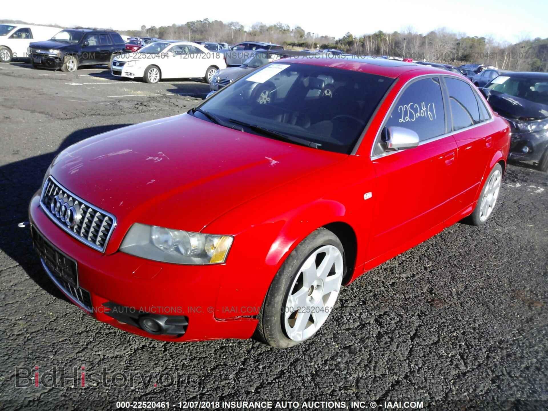 2004 AUDI S4 - VIN: WAUPL68E74A247392 - Фото 2