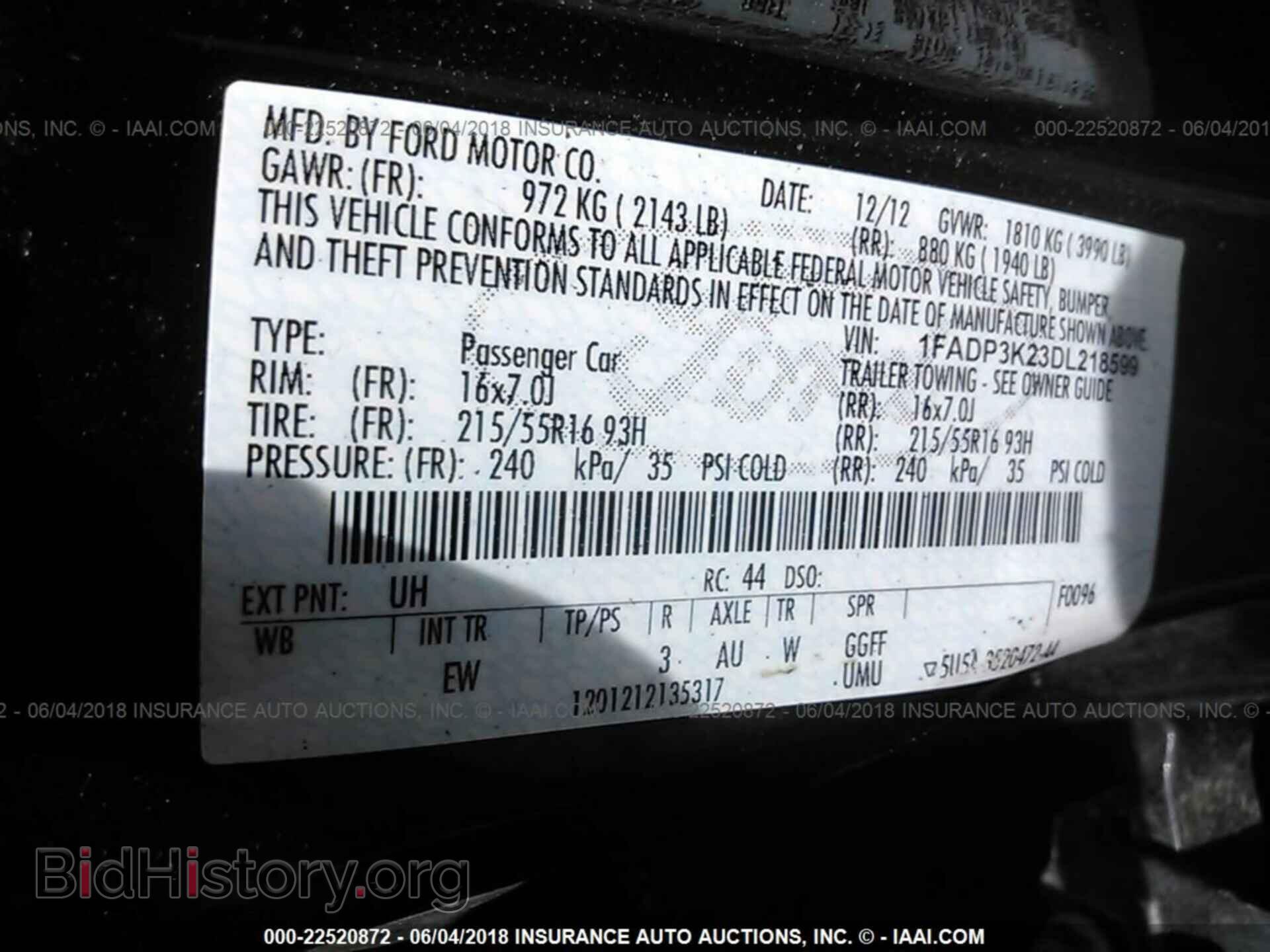 2013 Ford Focus - VIN: 1FADP3K23DL218599 - Photo 9